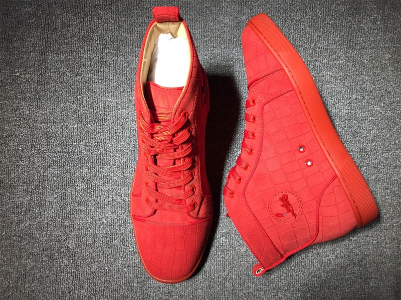 Christian Louboutin High Top Flats Men Sneakers
