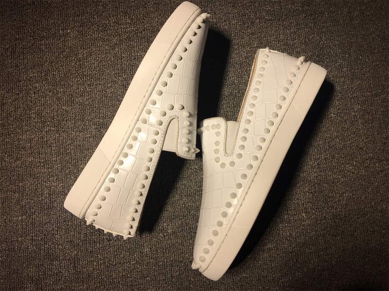 Louboutin For Man Sneakers Christian Louboutin Flat Boat Shoes