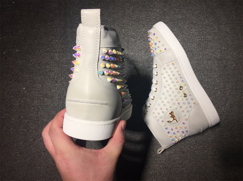 Christian Louboutin High Top Flats Men Sneakers