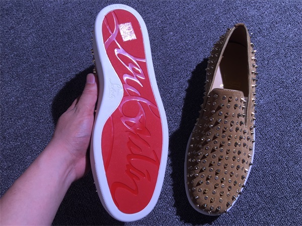 Louboutin For Man Sneakers Christian Louboutin Flat Boat Shoes