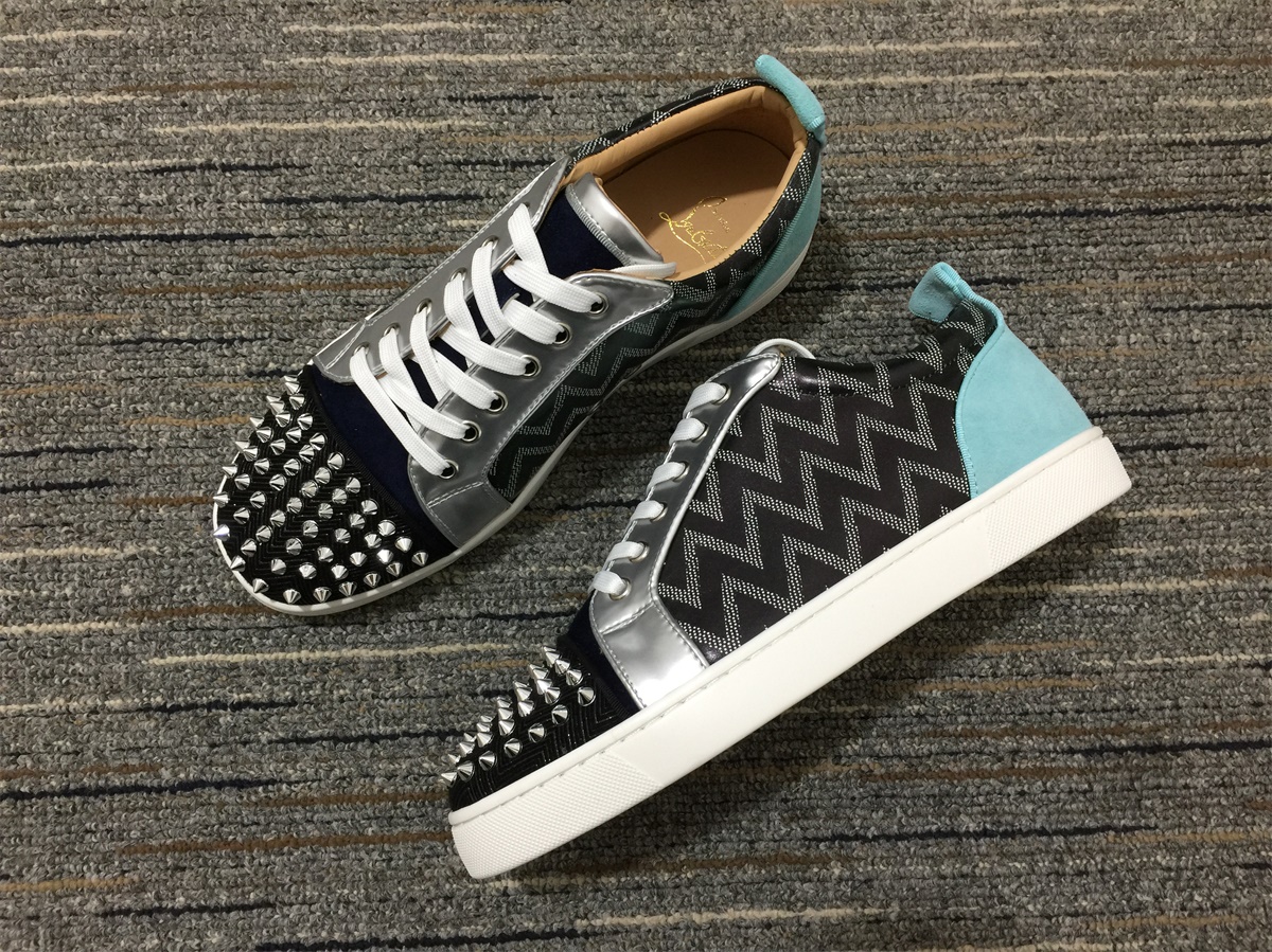 christian louboutin Louis Junior Spikes Orlato Flat Sneaker