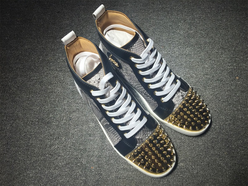 Christian Louboutin High Top Flats Men Sneakers