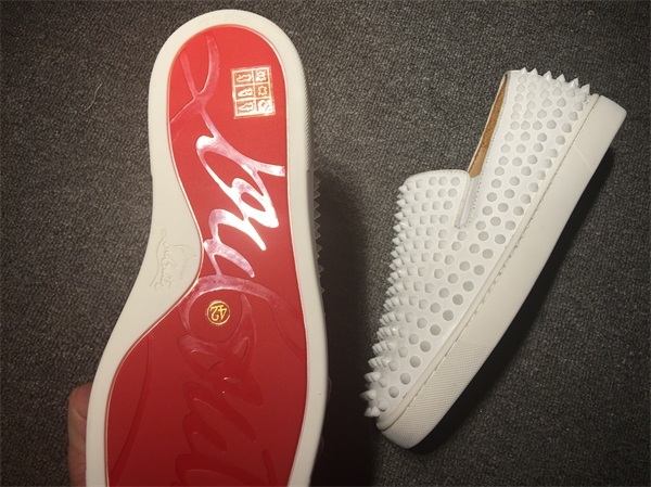 Louboutin For Man Sneakers Christian Louboutin Flat Boat Shoes