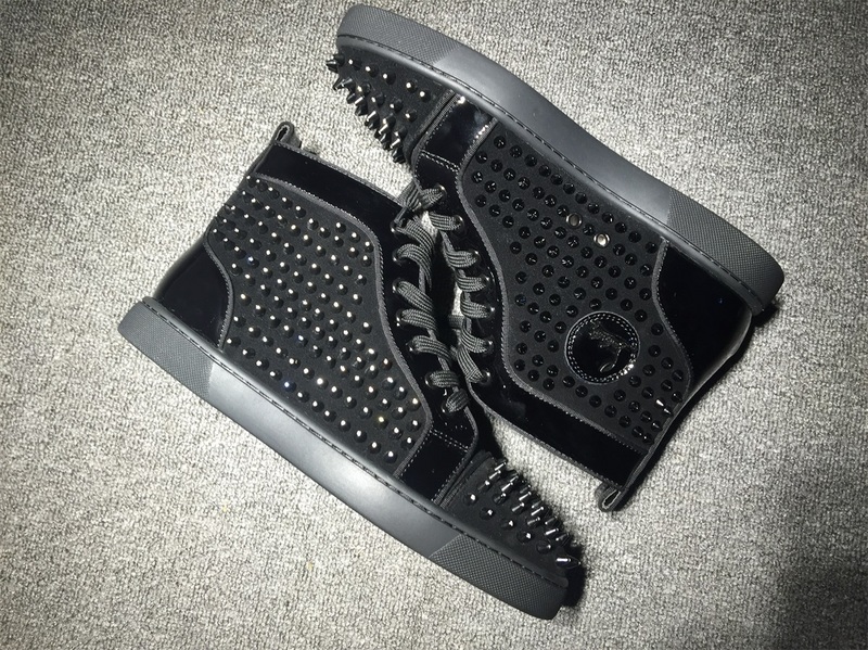 Christian Louboutin High Top Flats Men Sneakers