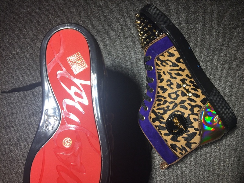 Christian Louboutin High Top Flats Men Sneakers