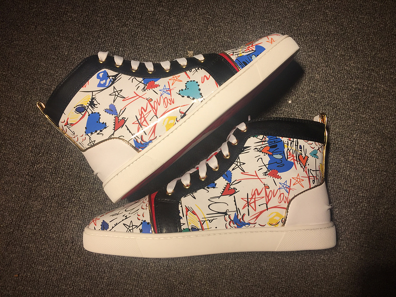 Christian Louboutin High Top Flats Men Sneakers