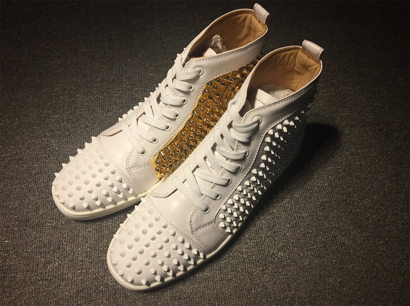 Christian Louboutin High Top Flats Men Sneakers