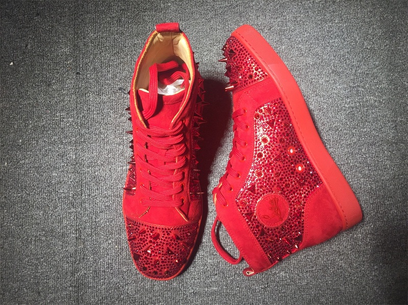 Christian Louboutin High Top Flats Men Sneakers