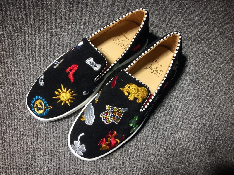 Louboutin For Man Sneakers Christian Louboutin Flat Boat Shoes