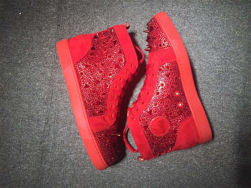Christian Louboutin High Top Flats Men Sneakers