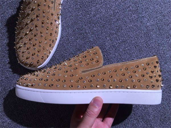 Louboutin For Man Sneakers Christian Louboutin Flat Boat Shoes