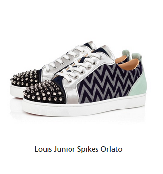 christian louboutin Louis Junior Spikes Orlato Flat Sneaker