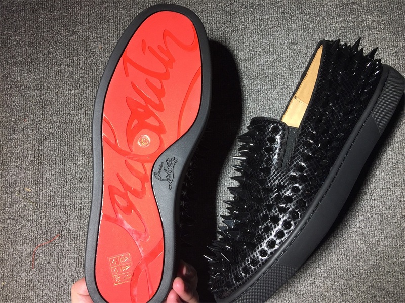 Louboutin For Man Sneakers Christian Louboutin Flat Boat Shoes