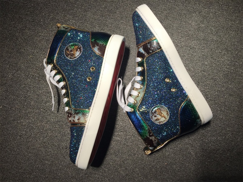 Christian Louboutin High Top Flats Men Sneakers