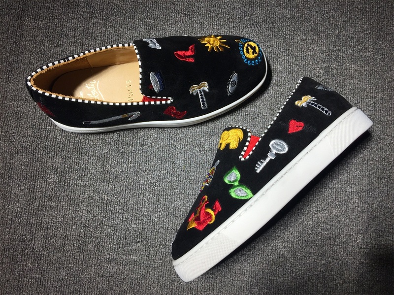 Louboutin For Man Sneakers Christian Louboutin Flat Boat Shoes