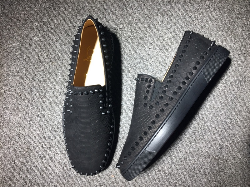 Louboutin For Man Sneakers Christian Louboutin Flat Boat Shoes