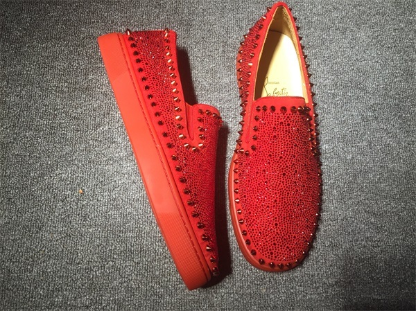 Louboutin For Man Sneakers Christian Louboutin Flat Boat Shoes