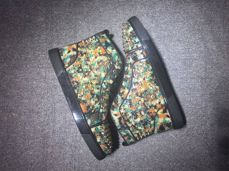 Christian Louboutin High Top Flats Men Sneakers