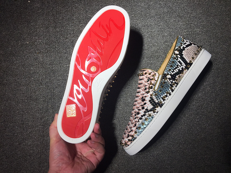 Louboutin For Man Sneakers Christian Louboutin Flat Boat Shoes