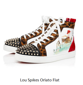 christian louboutin Lou Spikes Orlato Flat shoes