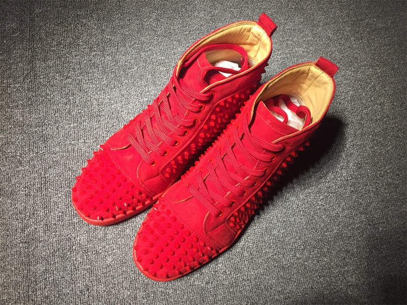 Christian Louboutin High Top Flats Men Sneakers