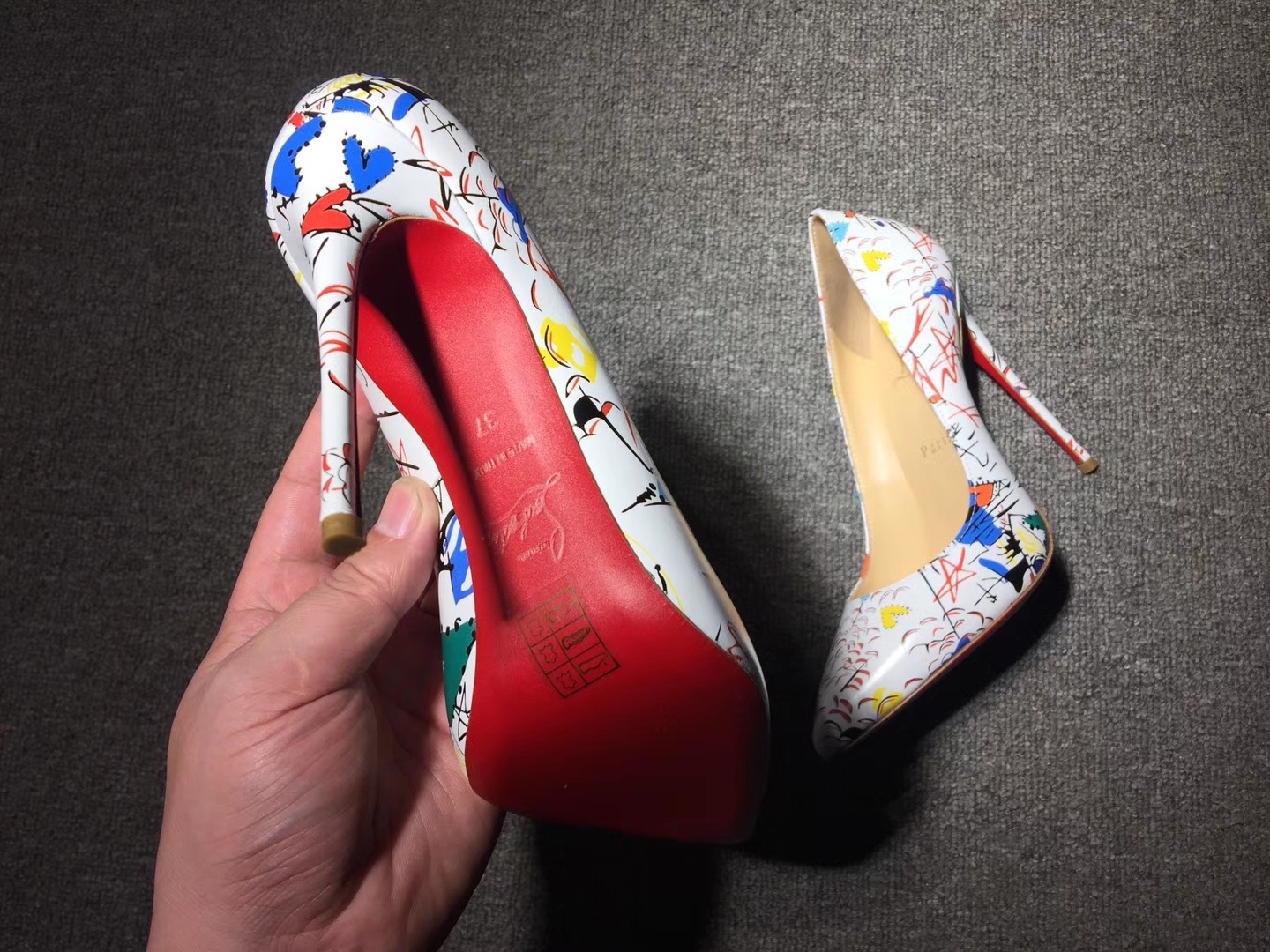 Christian Louboutin Women Heel Shoes So Kate Leather Shoes