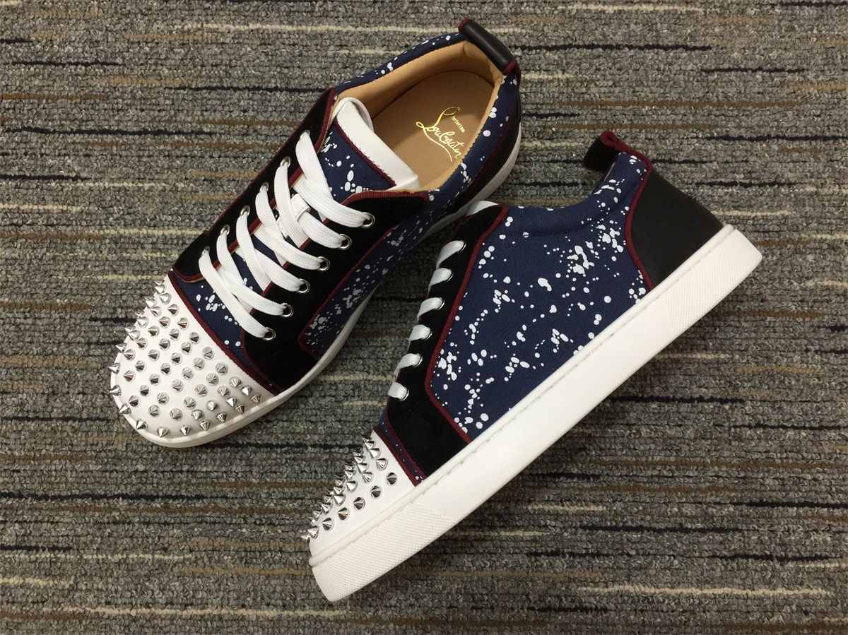 christian louboutin Louis Junior Spikes Orlato Flat Sneaker