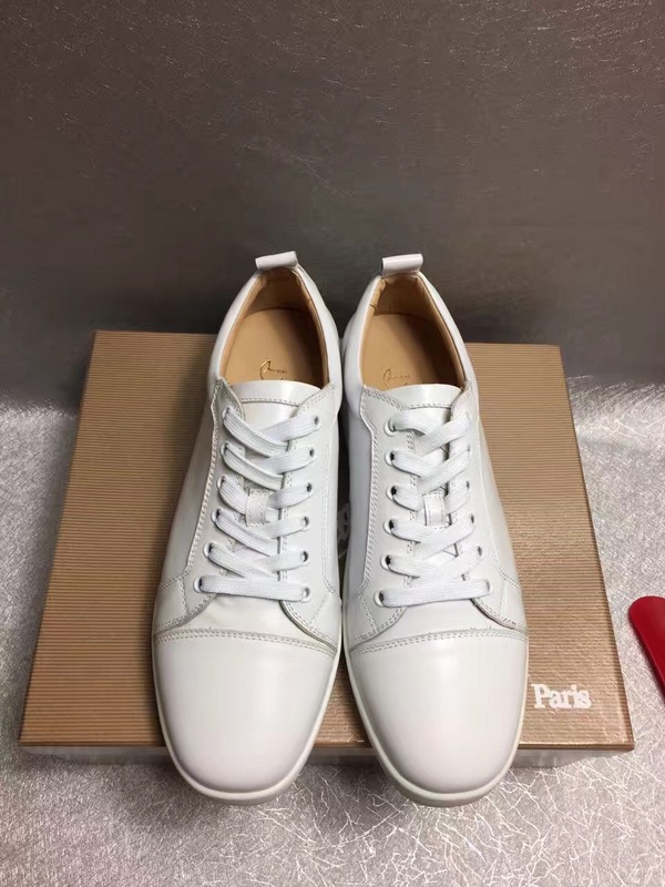Christian Louboutin White Low Top Junior Shoes