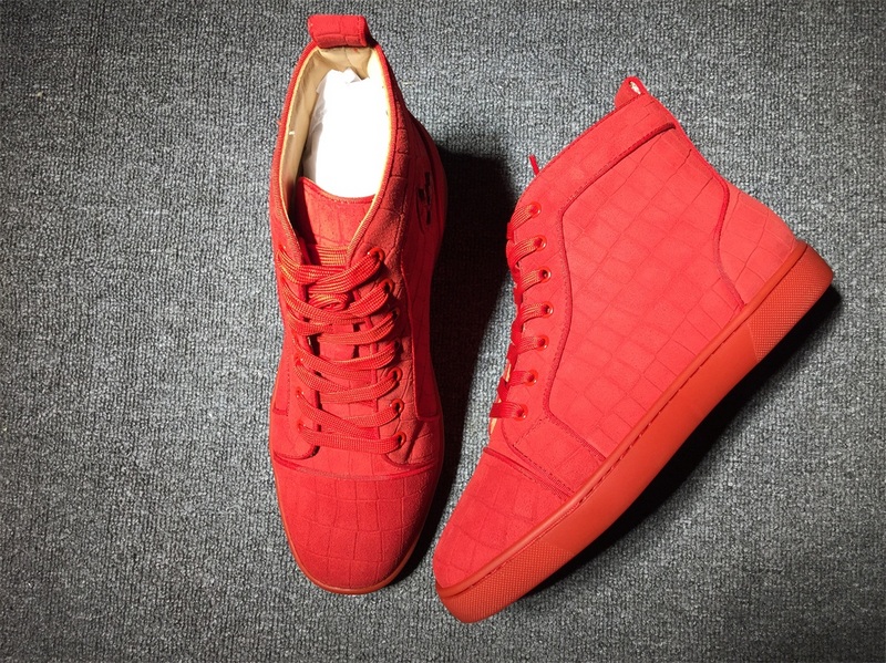 Christian Louboutin High Top Flats Men Sneakers