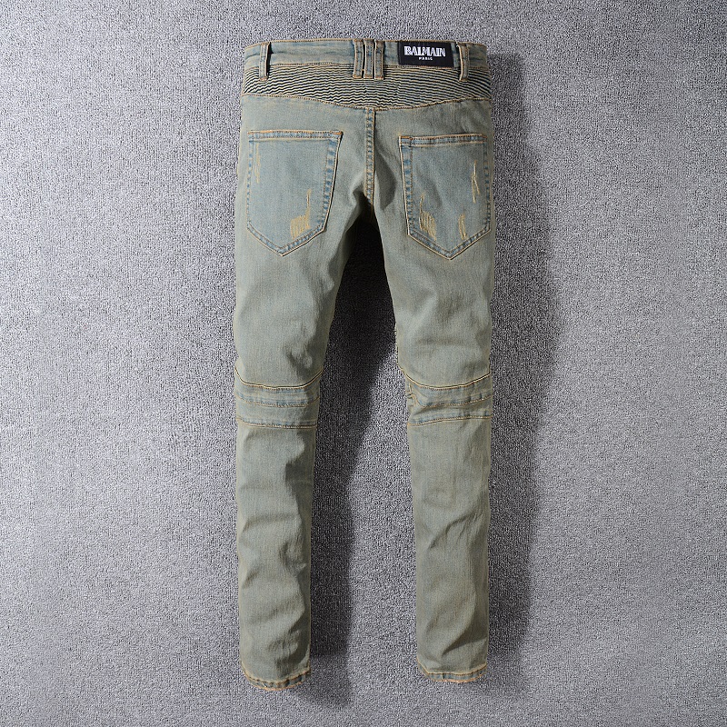 Balmain Jeans Discounts Sale MEN JEANS & TROUSERS BIKER-STYLE JEANS