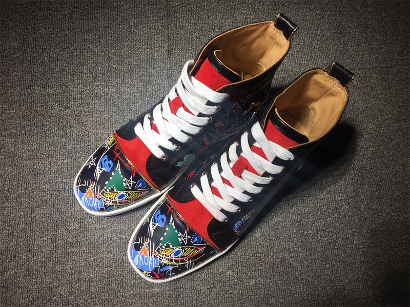 Christian Louboutin High Top Flats Men Sneakers