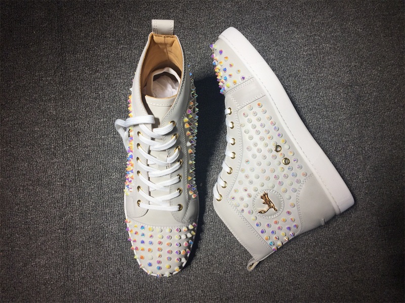 Christian Louboutin High Top Flats Men Sneakers