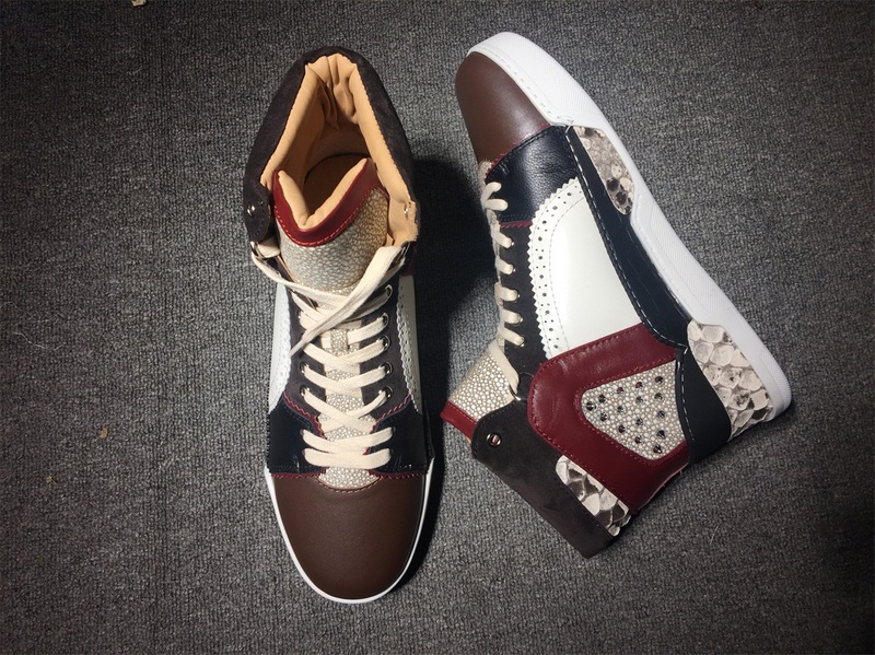 Christian Louboutin High Top Flats Men Sneakers