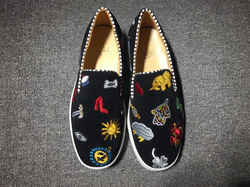 Louboutin For Man Sneakers Christian Louboutin Flat Boat Shoes