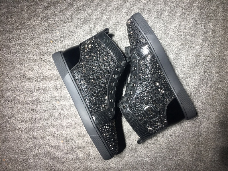 Christian Louboutin High Top Flats Men Sneakers