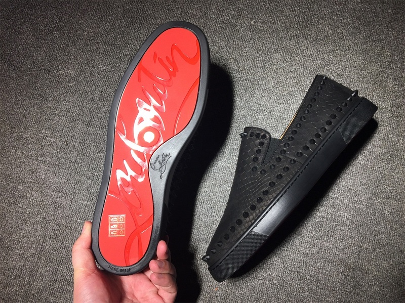 Louboutin For Man Sneakers Christian Louboutin Flat Boat Shoes