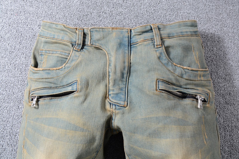 Balmain Jeans Discounts Sale MEN JEANS & TROUSERS BIKER-STYLE JEANS