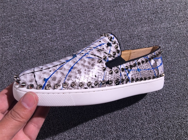 Louboutin For Man Sneakers Christian Louboutin Flat Boat Shoes