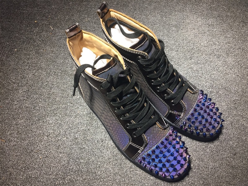 Christian Louboutin High Top Flats Men Sneakers
