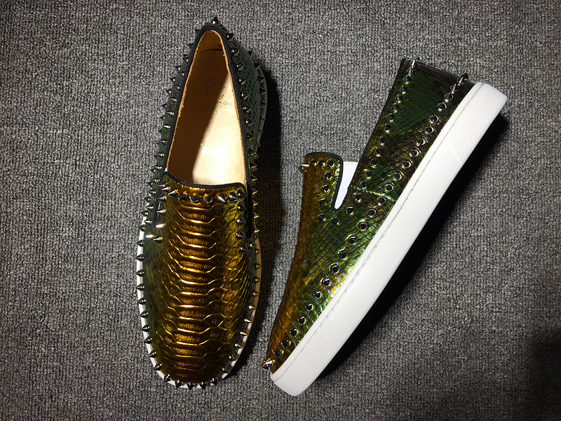 Louboutin For Man Sneakers Christian Louboutin Flat Boat Shoes