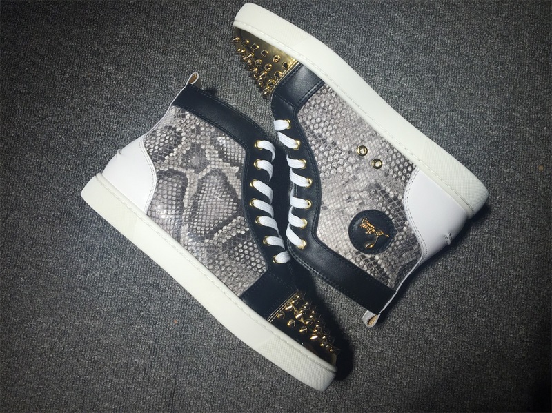 Christian Louboutin High Top Flats Men Sneakers