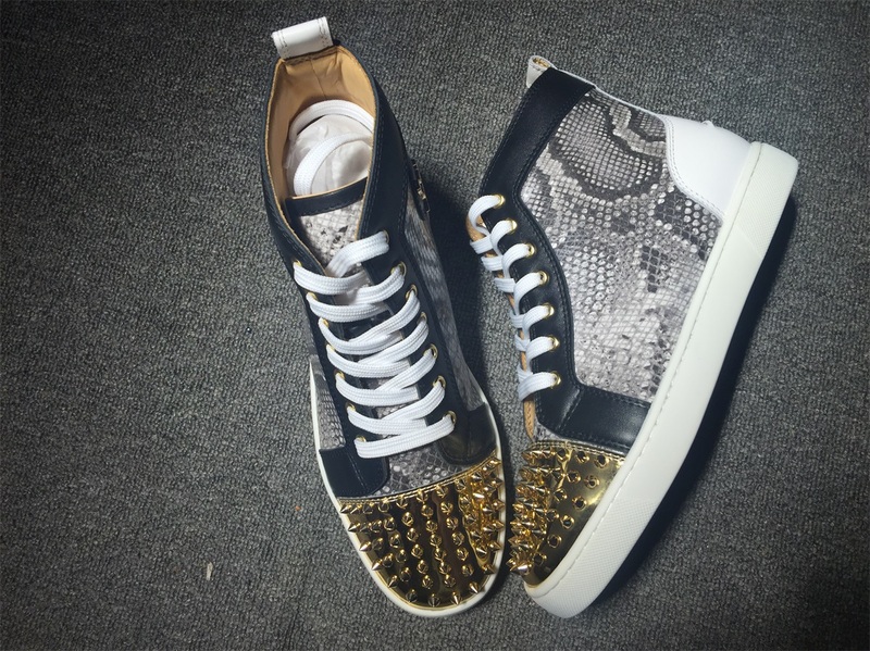 Christian Louboutin High Top Flats Men Sneakers