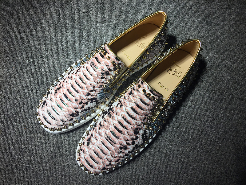 Louboutin For Man Sneakers Christian Louboutin Flat Boat Shoes