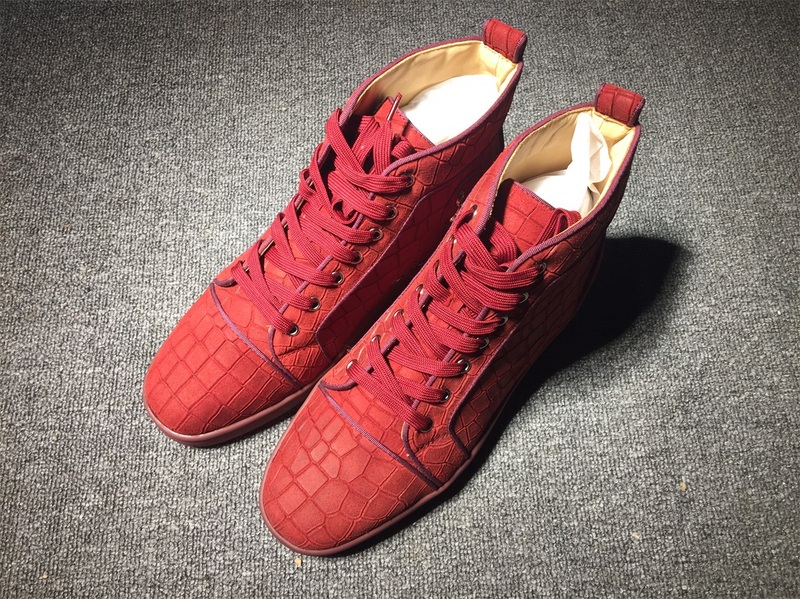 Christian Louboutin High Top Flats Men Sneakers