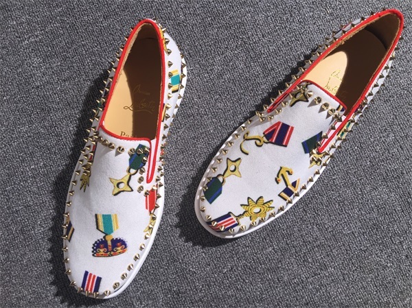 Louboutin For Man Sneakers Christian Louboutin Flat Boat Shoes