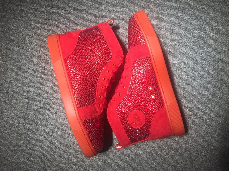 Christian Louboutin High Top Flats Men Sneakers