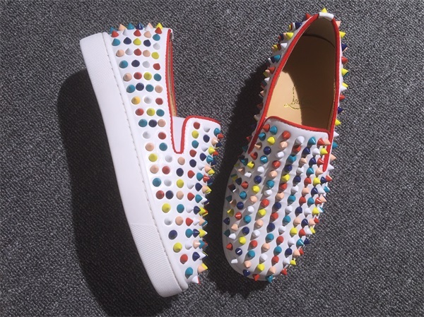 Louboutin For Man Sneakers Christian Louboutin Flat Boat Shoes