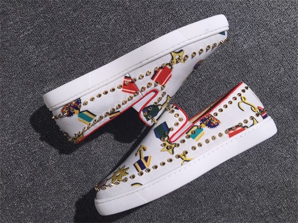 Louboutin For Man Sneakers Christian Louboutin Flat Boat Shoes