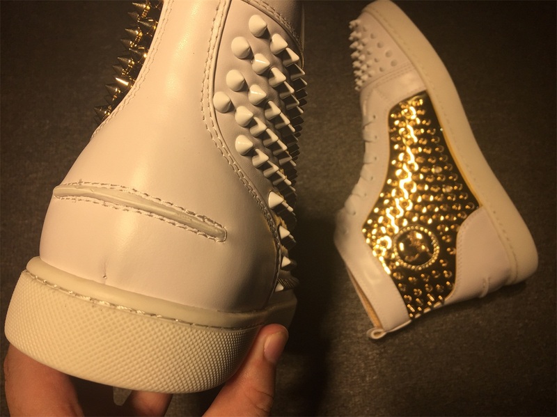 Christian Louboutin High Top Flats Men Sneakers