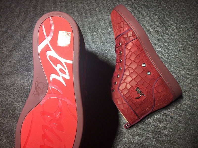 Christian Louboutin High Top Flats Men Sneakers